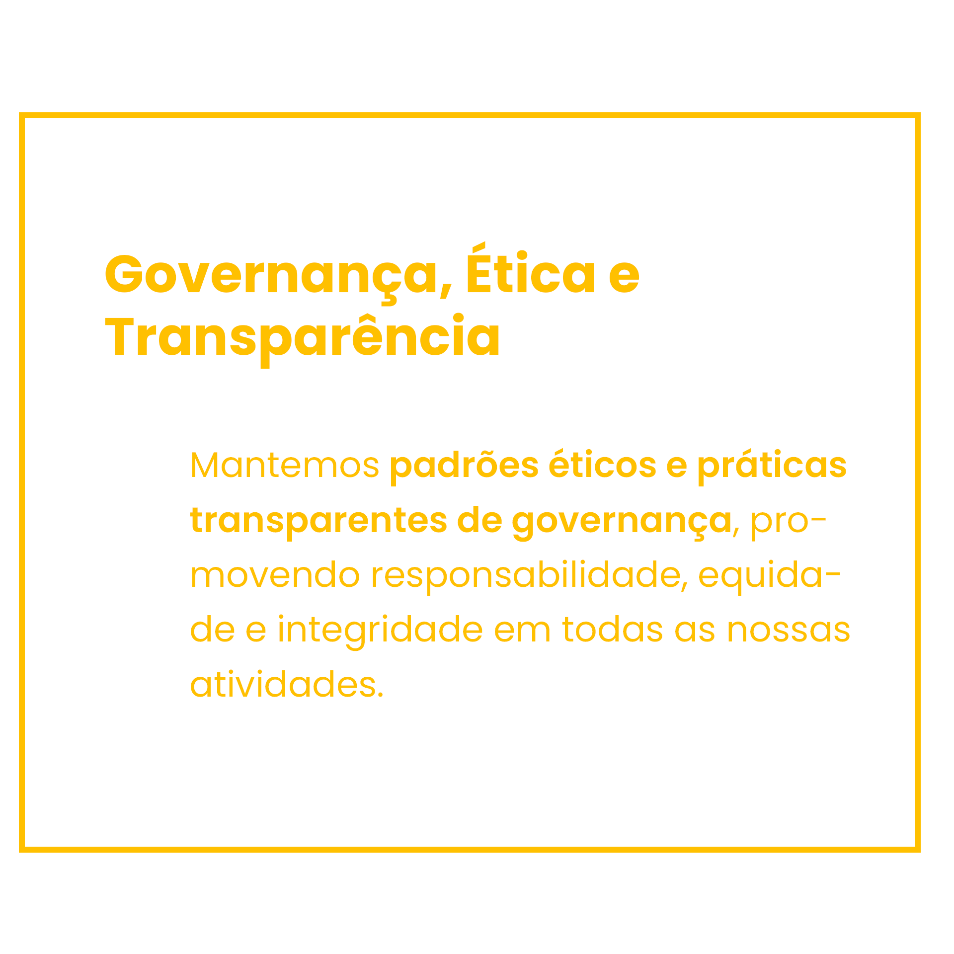 Governança Ética